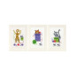 Greeting card kit Playful cats set of 3