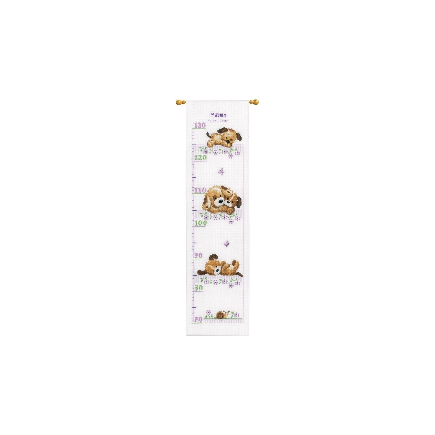 Vervaco Stickset Spielende Hunde