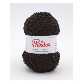 Knitting yarn Phildar Phil Douce noir