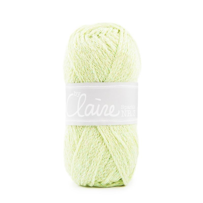 ByClaire nr 3 Sparkle light green 2158