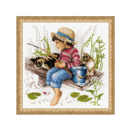 Stickset Lass uns Fischen gehen