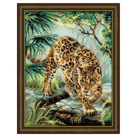 Embroidery kit Owner of the Jungle