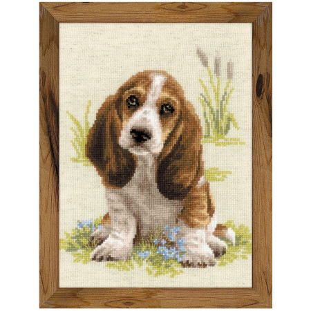 Stickset Basset Hound Welpe