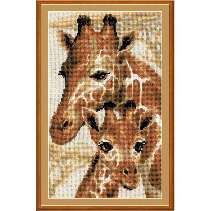 Borduurpakket Giraffen Borduurpakket Giraffen