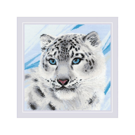 Stickset Schneeleopard