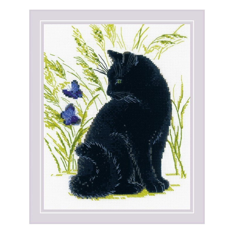Embroidery kit Black Cat Embroidery kit Black Cat