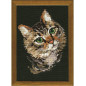 Kit de broderie Chat gris Kit de broderie Chat gris