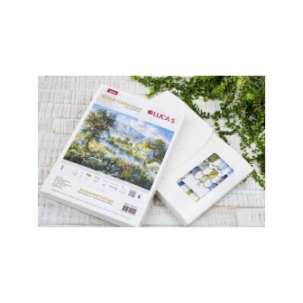Luca-S Embroidery kit Enchanted Cottage