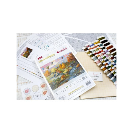 Embroidery kit Autumn Creek Mill