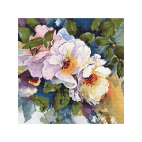 Luca-S Stickset Rosen-Aquarell