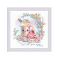 Kit de broderie Café des amoureux Kit de broderie Café des amoureux