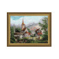 Embroidery kit Monastery Shonenvert after engravings of the XIX century Embroidery kit Monastery Shonenvert after engravings of the XIX century