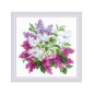 Kit de broderie Fleurs de lilas Kit de broderie Fleurs de lilas