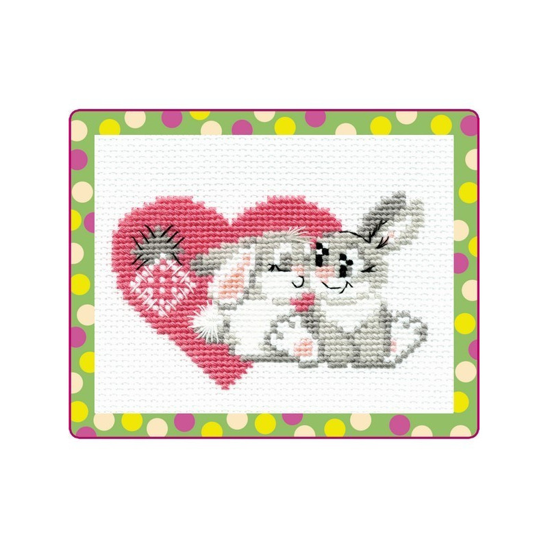 Borduurpakket Je bent mijn lieverd Borduurpakket Je bent mijn lieverd