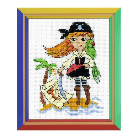 Riolis Kit de broderie Île au trésor