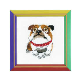 Riolis Kit de broderie Bulldog anglais
