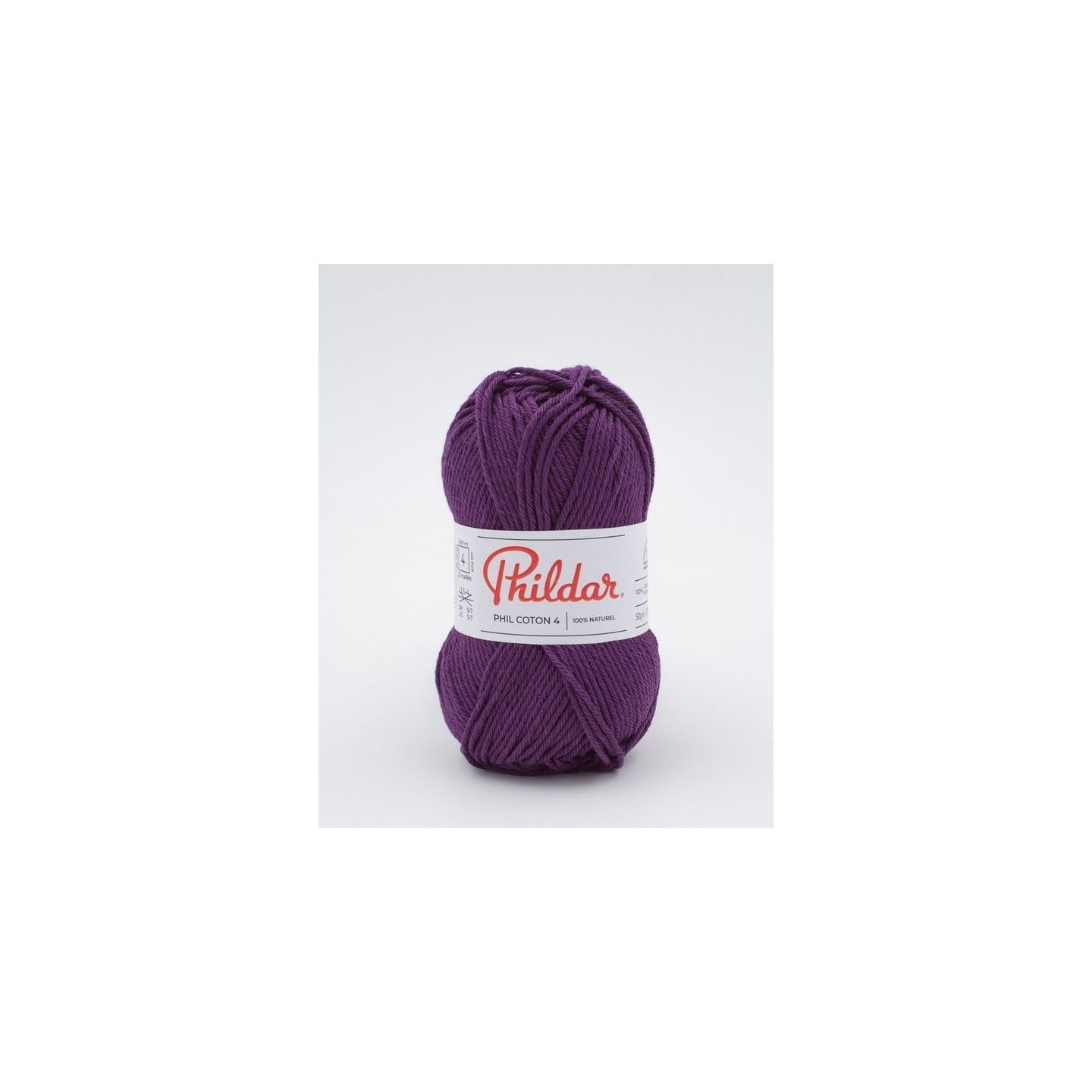 Haakgaren Phildar Phil Coton 4 raisin