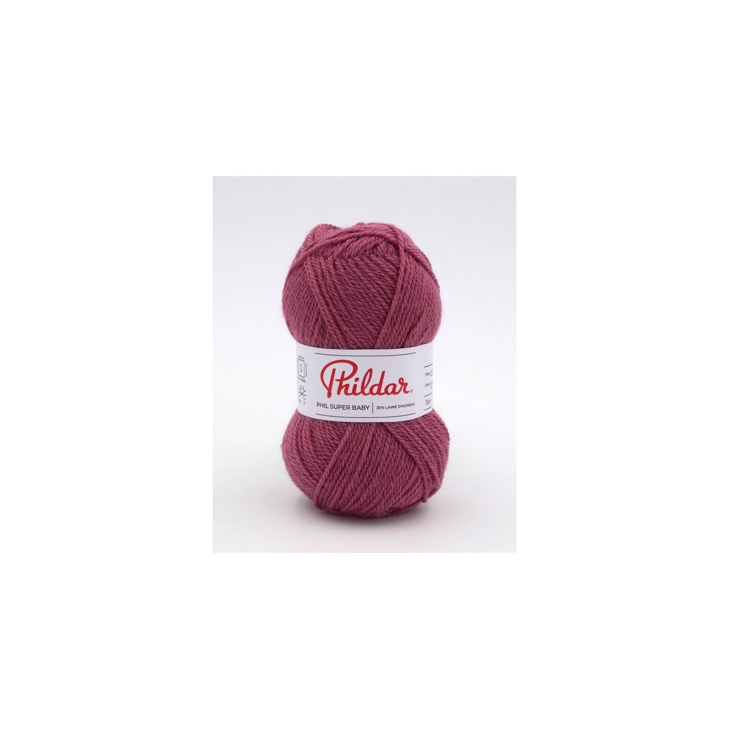 Breiwol Phildar Phil Super Baby Lie de vin