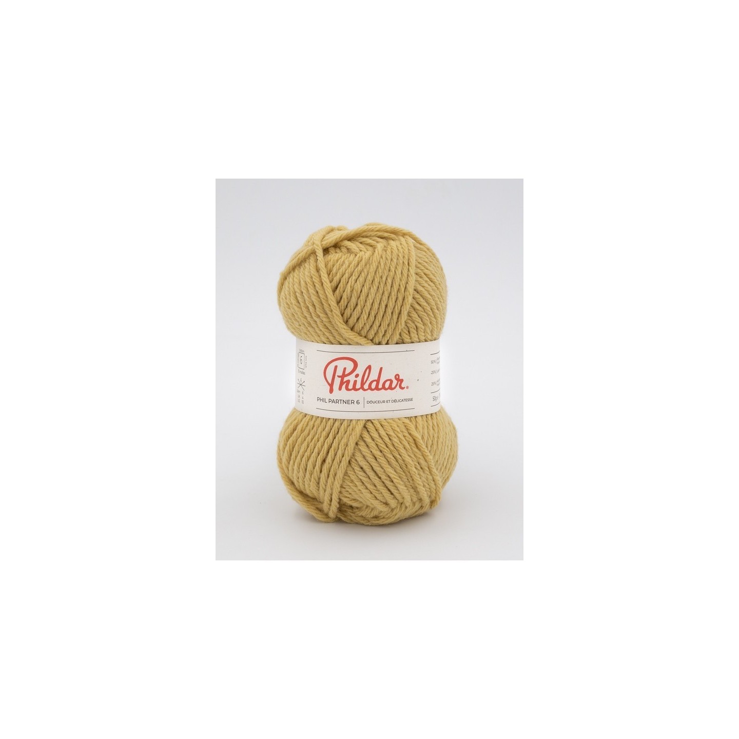 Knitting yarn Phildar Phil Partner 6 Paille