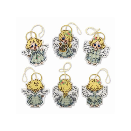 Stickset Christbaumschmuck Engelchen