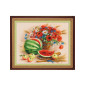 Kit de broderie Nature morte à la pastèque Kit de broderie Nature morte à la pastèque