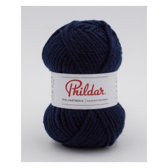 Knitting yarn Phildar Phil Partner 6 Marine