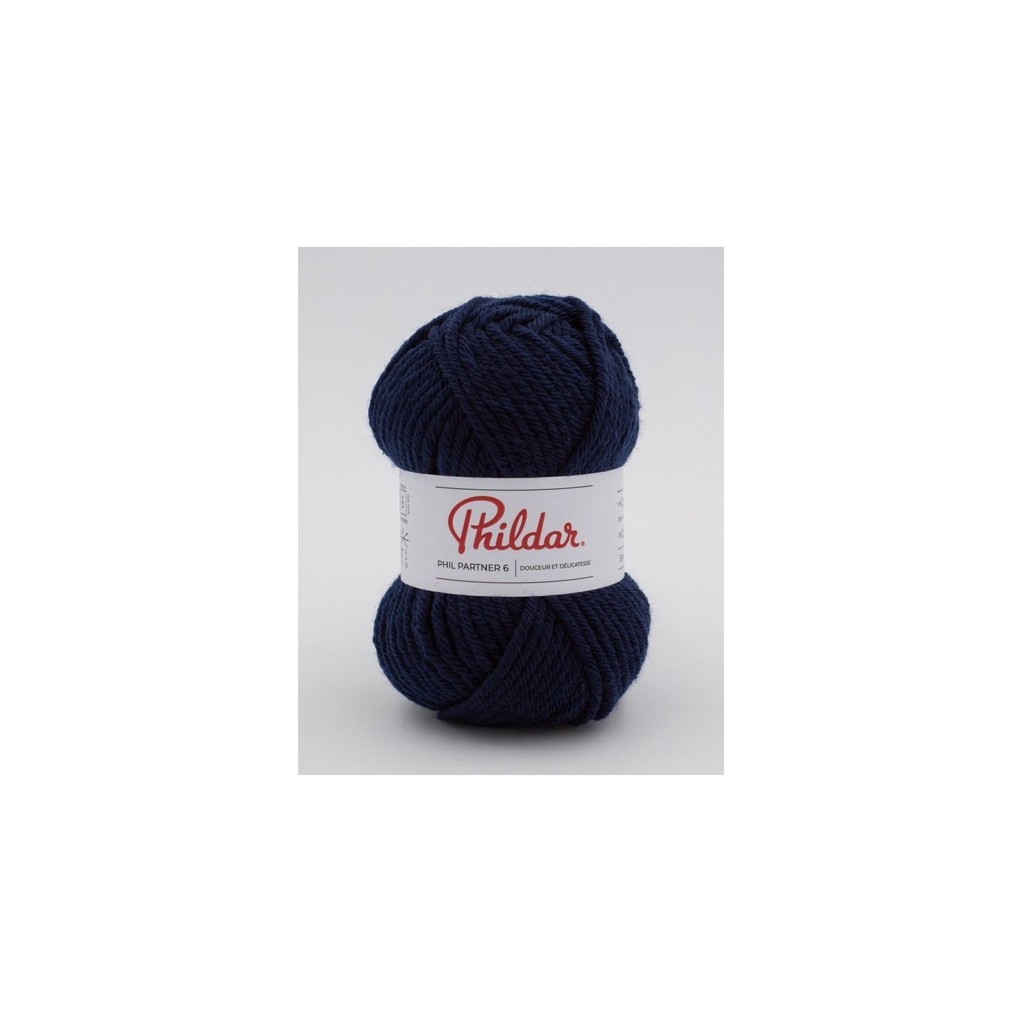 Knitting yarn Phildar Phil Partner 6 Marine