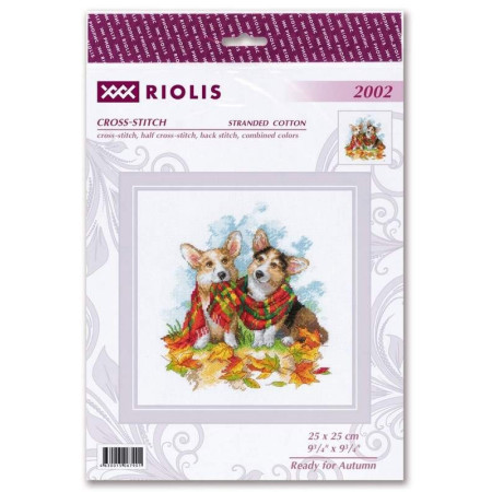 Kit de broderie Prêt pour l'automne