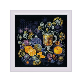 Riolis Stickset Orangene Stimmung