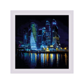 Riolis Embroidery kit Night City