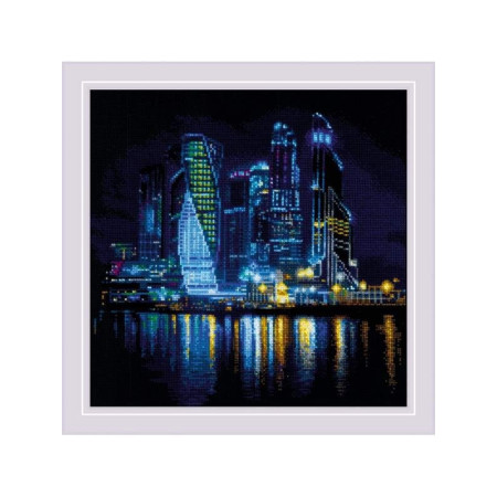 Riolis Embroidery kit Night City