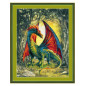 Embroidery kit Forest Dragon Embroidery kit Forest Dragon