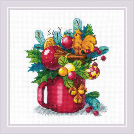 Embroidery kit New Year's Aroma