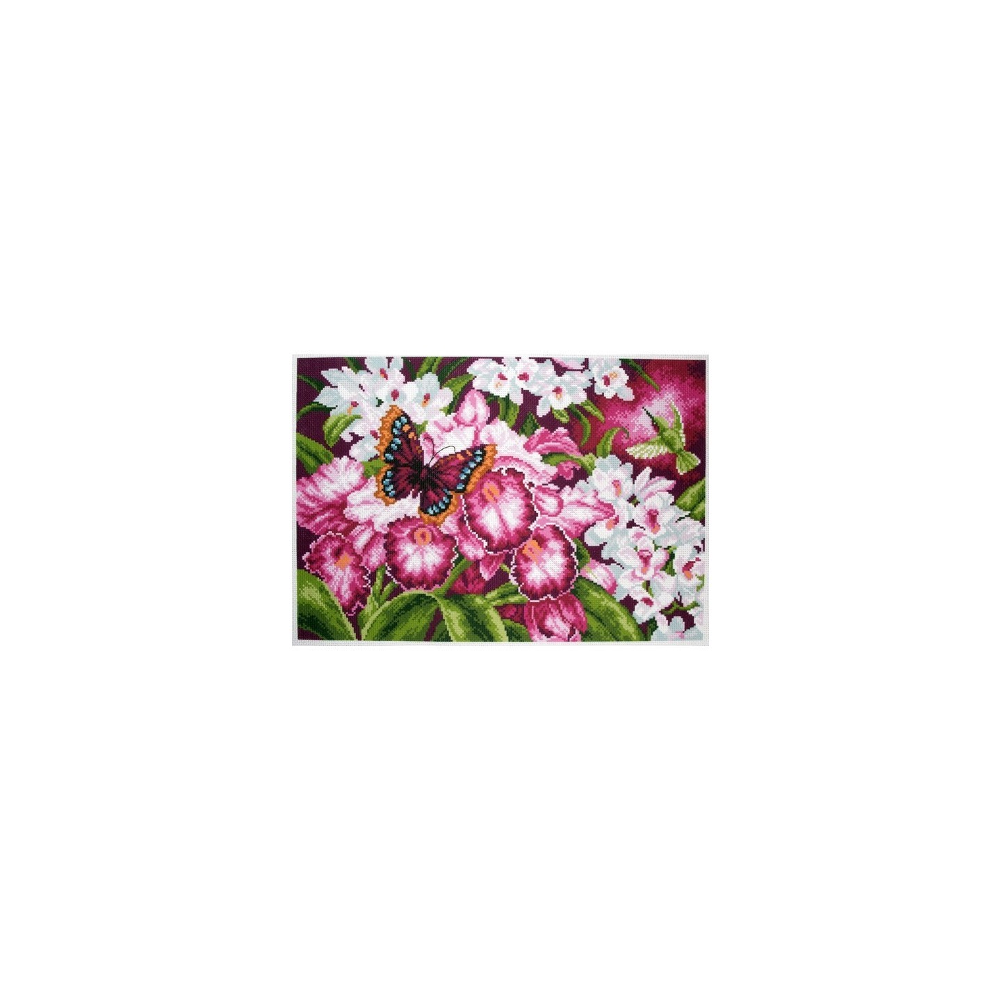 CDA Printed Aida kit Orchids