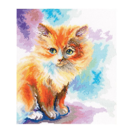 Kit de broderie Minou ensoleillé