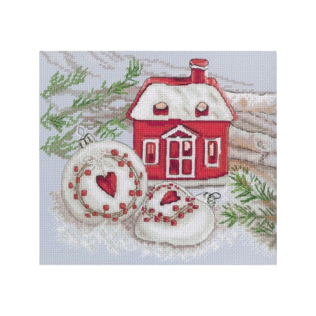 RTO Kit de broderie maison de pain d'épice