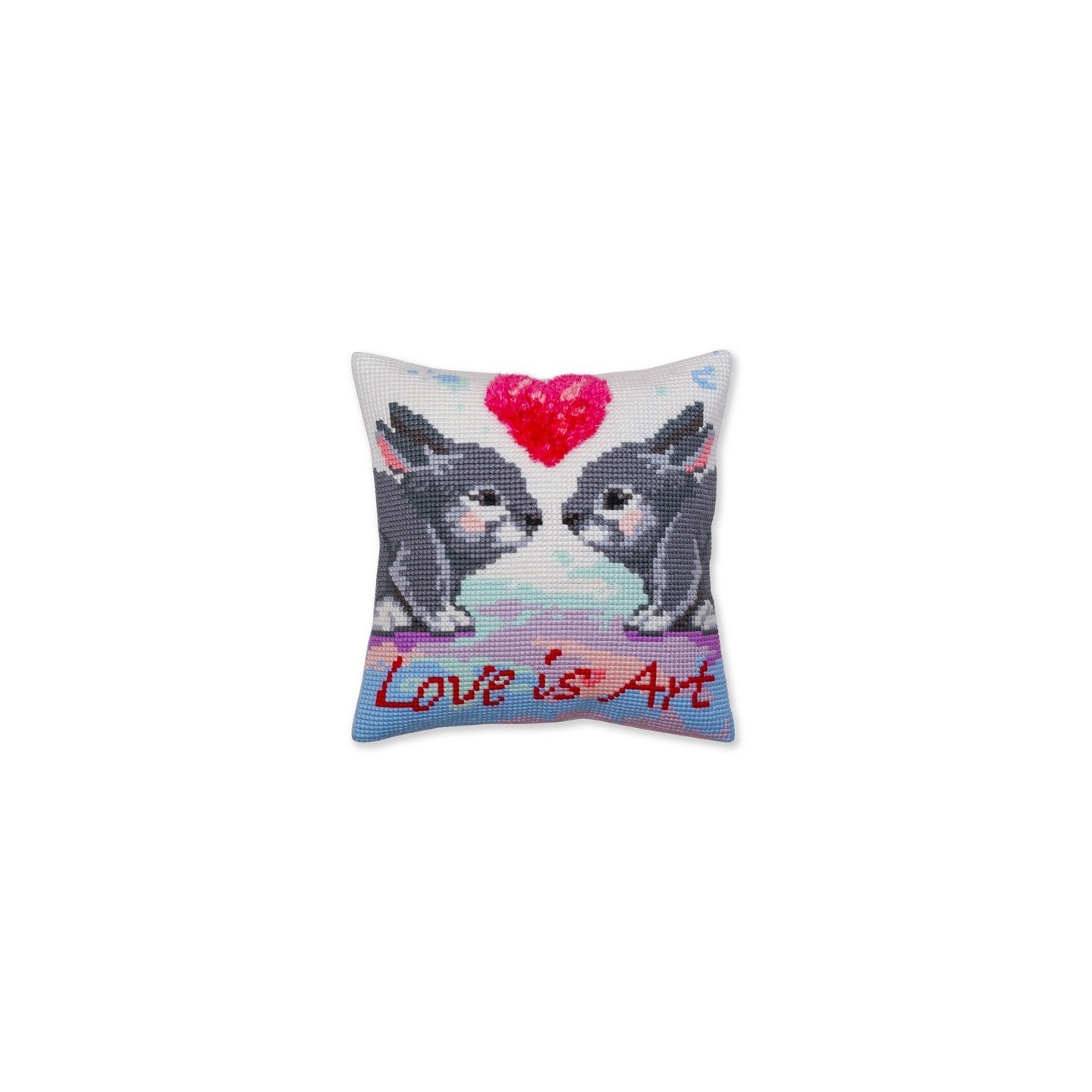  Stitch Cushion kit  Stitch cushion kit Love is art