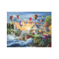 Embroidery kit Balloons over Sunset Cove Embroidery kit Balloons over Sunset Cove