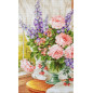 Kit de broderie Fleurs à la fenêtre 2 Kit de broderie Fleurs à la fenêtre 2