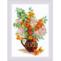Kit de broderie Bouquet avec Lanterne japonaise