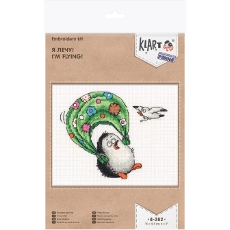 Klart Embroidery kit I'm flying!