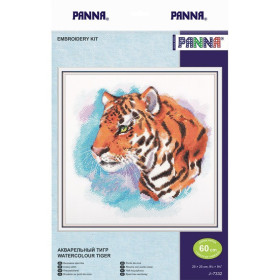 Stickset Aquarell Tiger