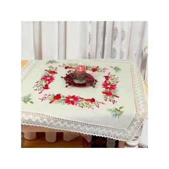 Duftin Poinsettia pillowcase