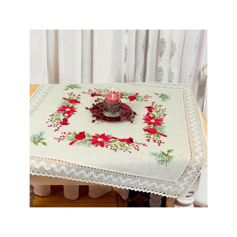 Poinsettia pillowcase