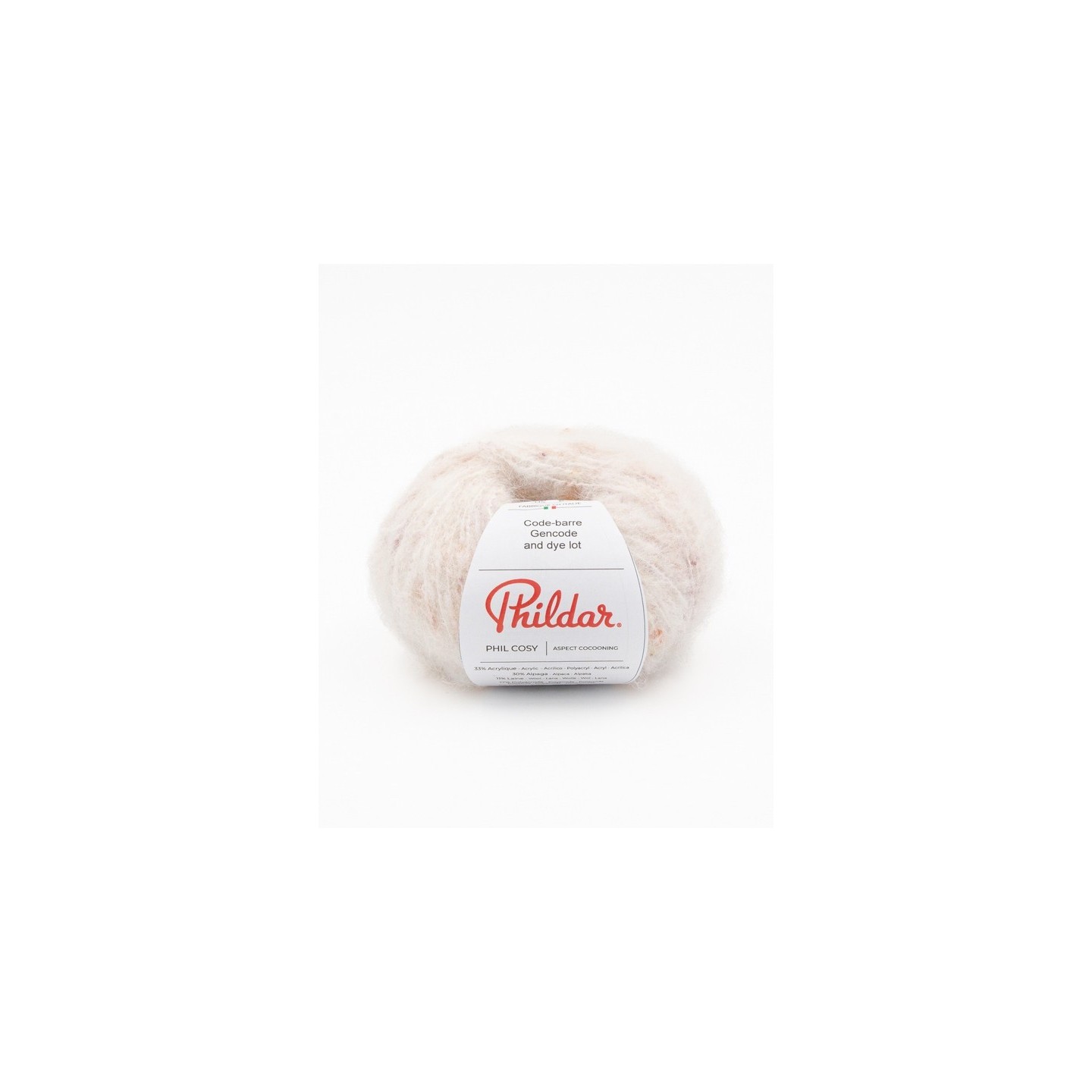 Knitting yarn Phildar Phil Cosy Ecru