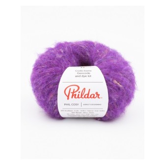 Knitting yarn Phildar Phil Cosy Ultraviolet