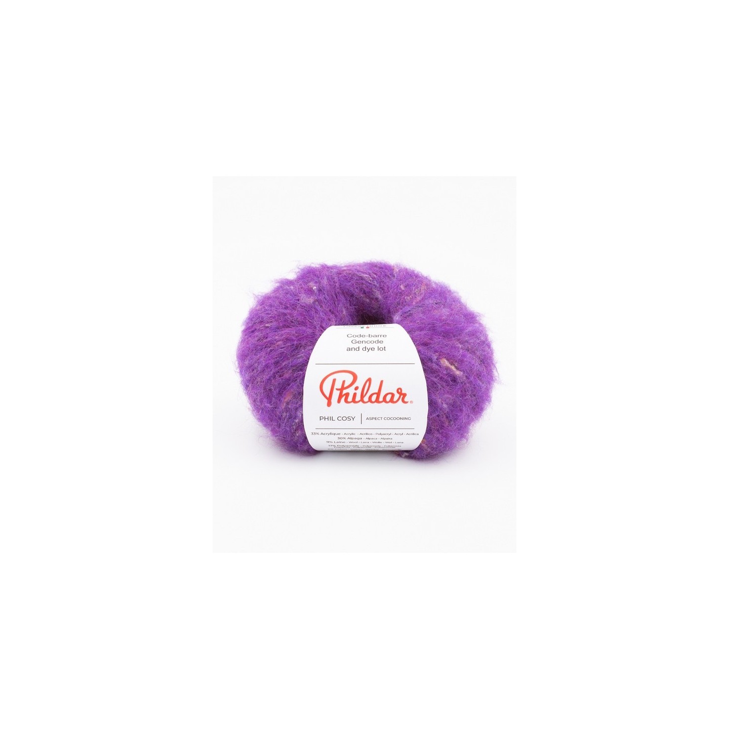 Knitting yarn Phildar Phil Cosy Ultraviolet