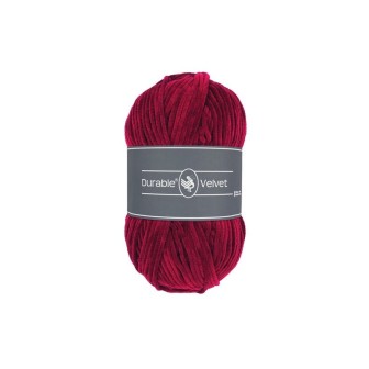 Knitting yarn Durable Velvet 222 Bordeaux