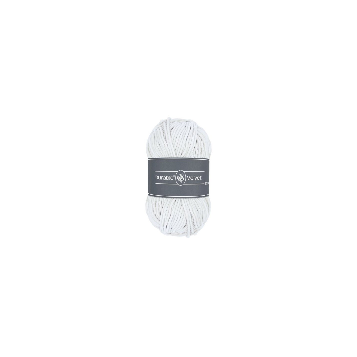 Knitting yarn Durable Velvet 310 White