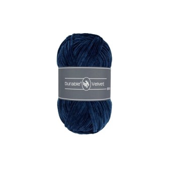 Knitting yarn Durable Velvet 321 Navy